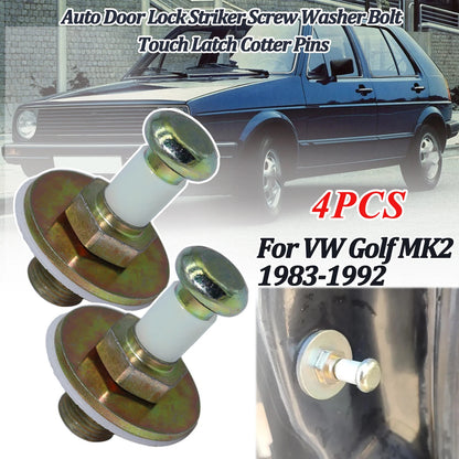 Front Door Lock Latch Striker Pin Set for VW Golf MK2 (1983–1992)