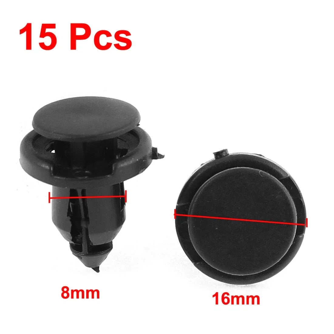 15 Pcs Push Type Fender Retainer Clips for Honda Models