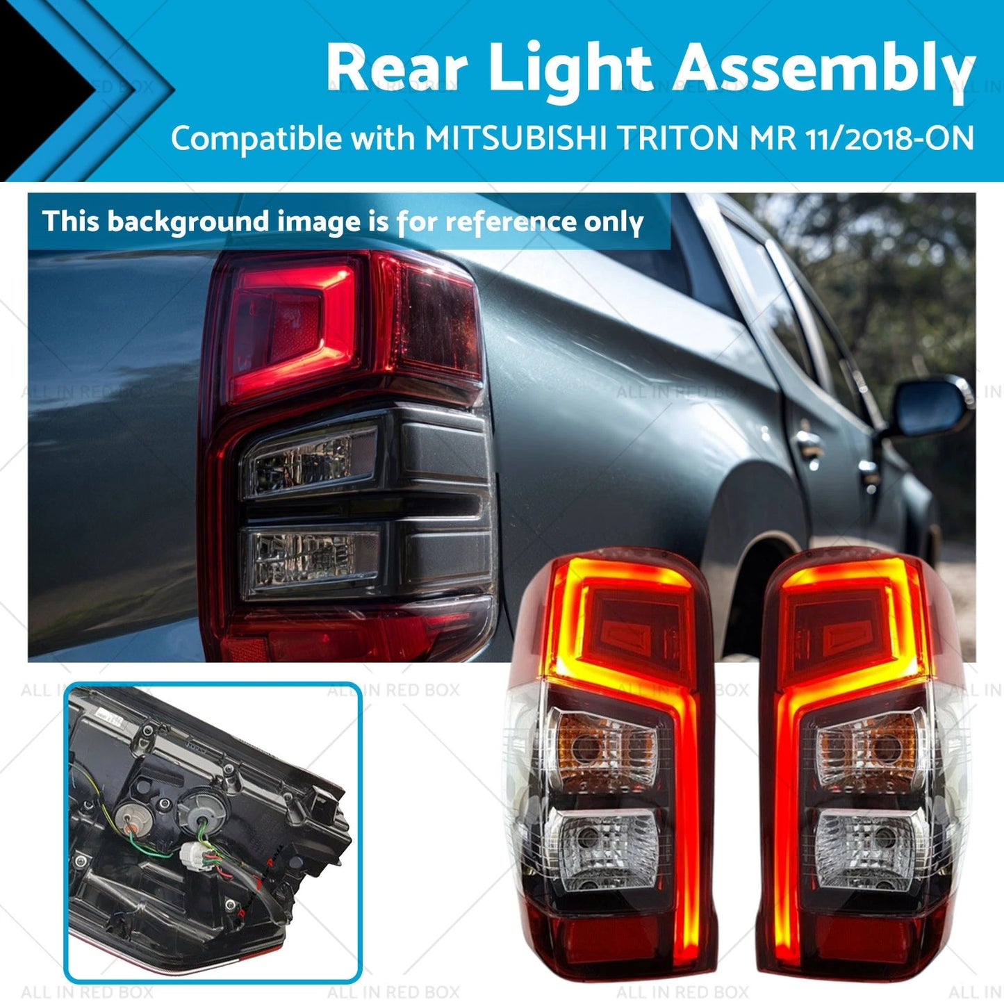 LED Tail Lights for MITSUBISHI TRITON MR (2018 - Present) Pair