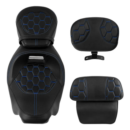 Seats Backrest Pad for Harley Road Glide Street Glide (2014 - 2023)