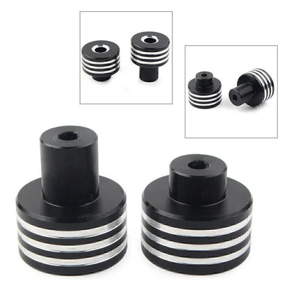 Handle Bar End Plug for Honda Rebel 500 CMX500 300 CMX300 (2017-2019) Black/Silver