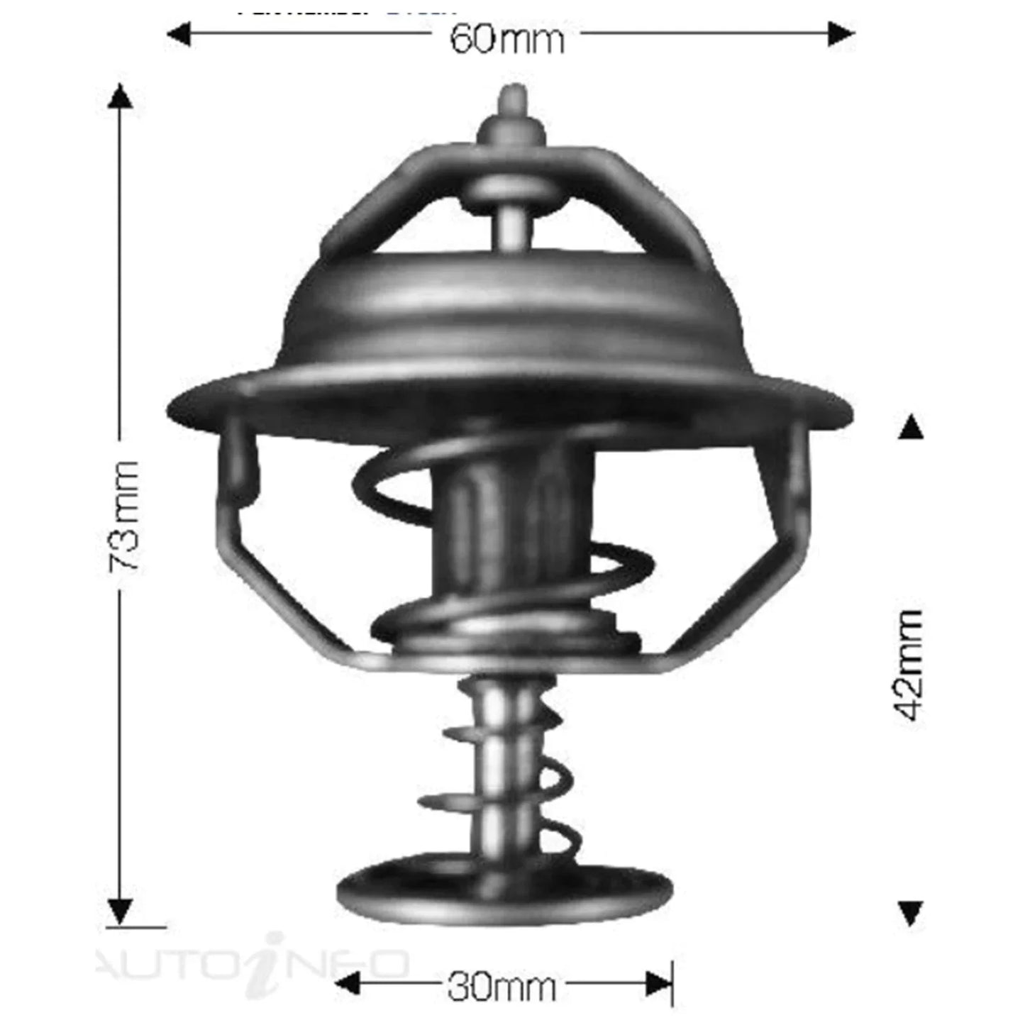 Dayco Thermostat for Toyota 4Runner Hilux Surf KZN185 3.0L 1KZ-TE (1995-2000)