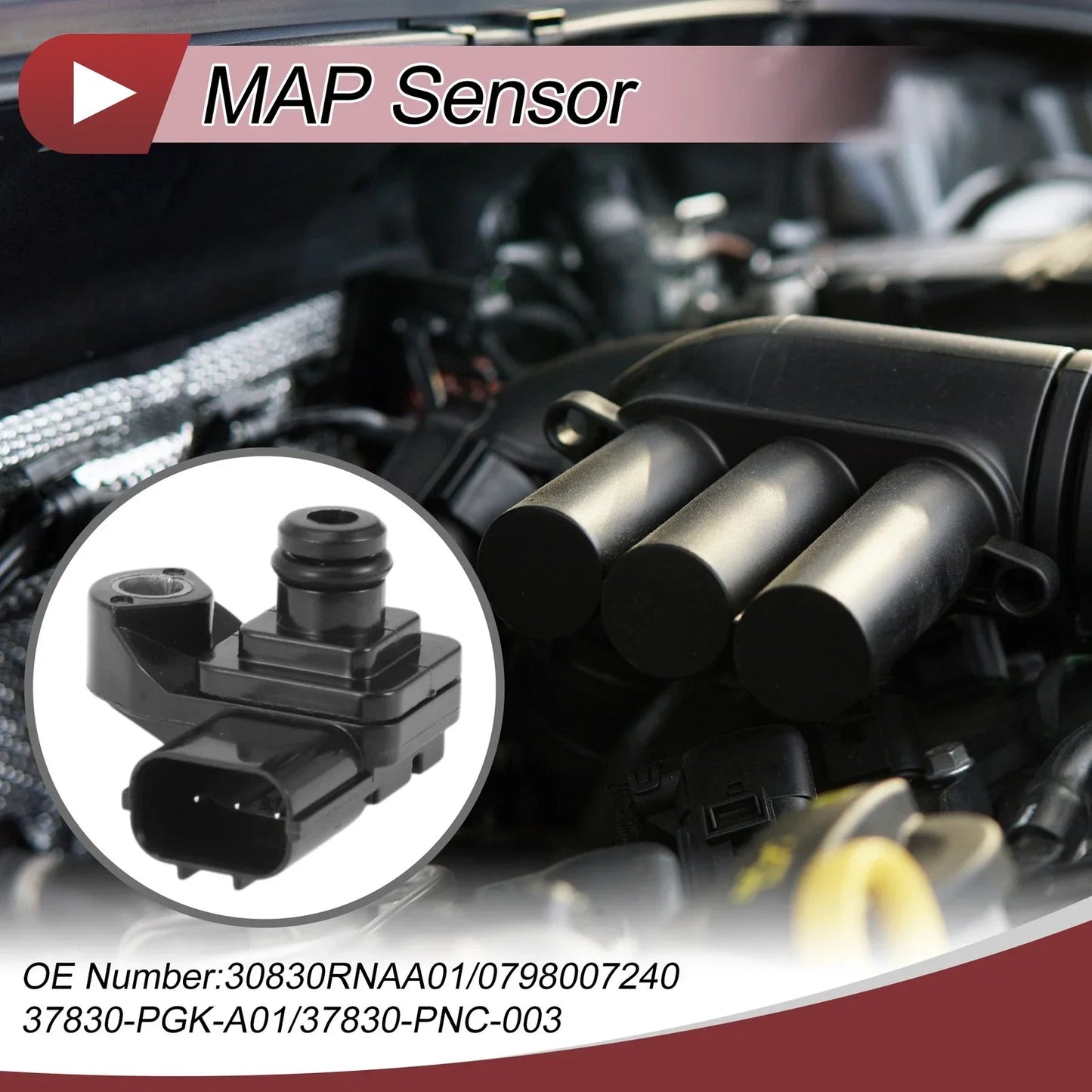 MAP Sensor for Honda Accord 2005-2007 - Manifold Absolute Pressure Sensor