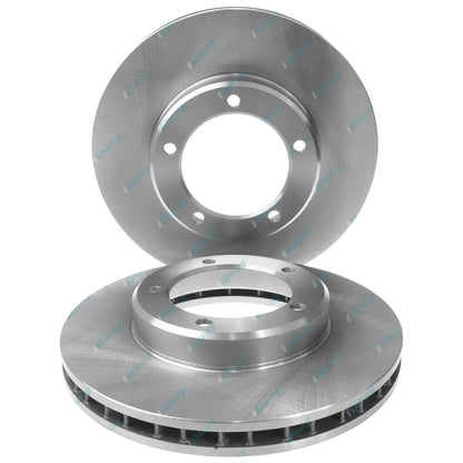 2 Front Disc Brake Rotors for Toyota Landcruiser VDJ76 VDJ78 VDJ79 2007-2019