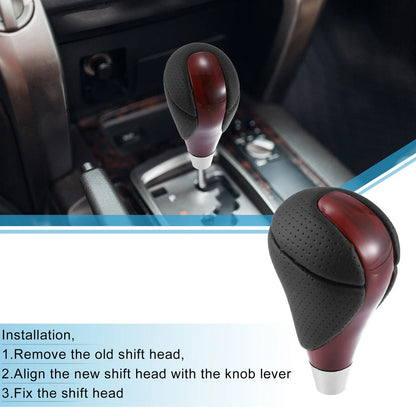 Gear Shift Knob for Lexus ES300h ES350 GS300 GS350 Black Red (2013-2020)