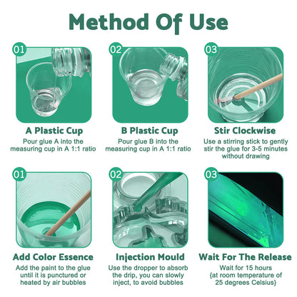 8L Epoxy Resin Kit 1:1 UV Ultra Clear Coating for Crafts & River Table
