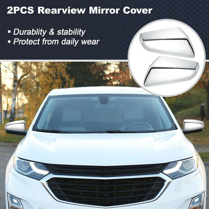 2 x Left Right Side Wing Mirror Covers for Chevrolet Equinox, GMC Terrain