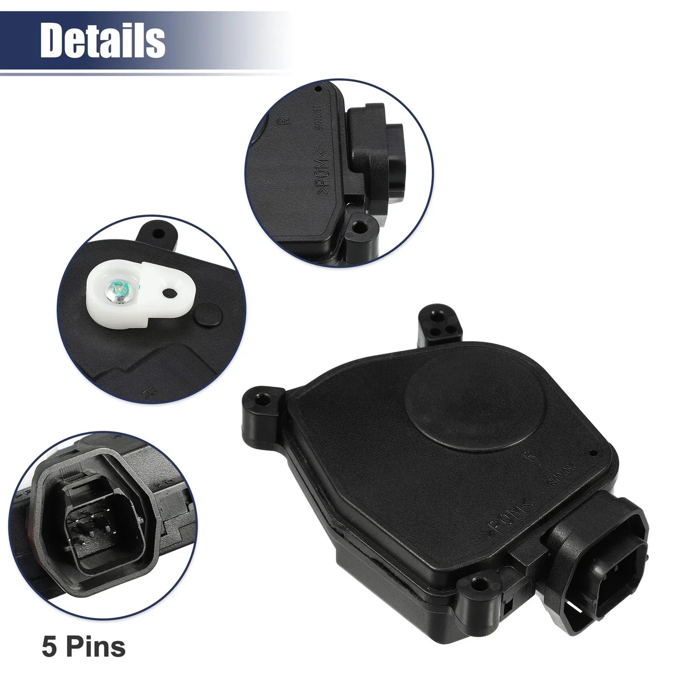 Front Right Door Lock Latch Actuator for Hyundai Accent (2006-2011) Black