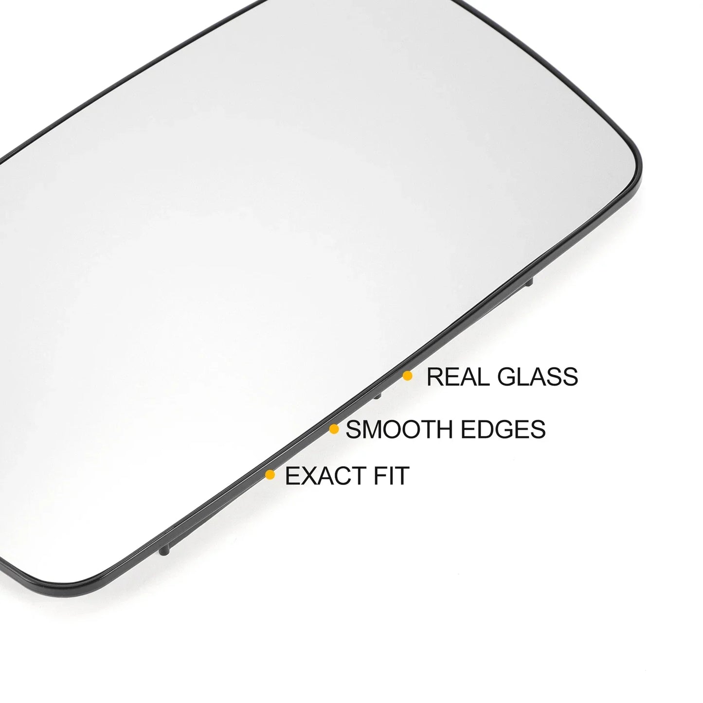 Right Upper White Heated Mirror Glass for Mercedes Sprinter (1995-2006)