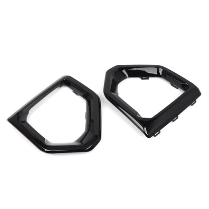 Fog Light Lamp Outer Bezel Cover Pair for GMC Sierra 1500 (2014-2018)
