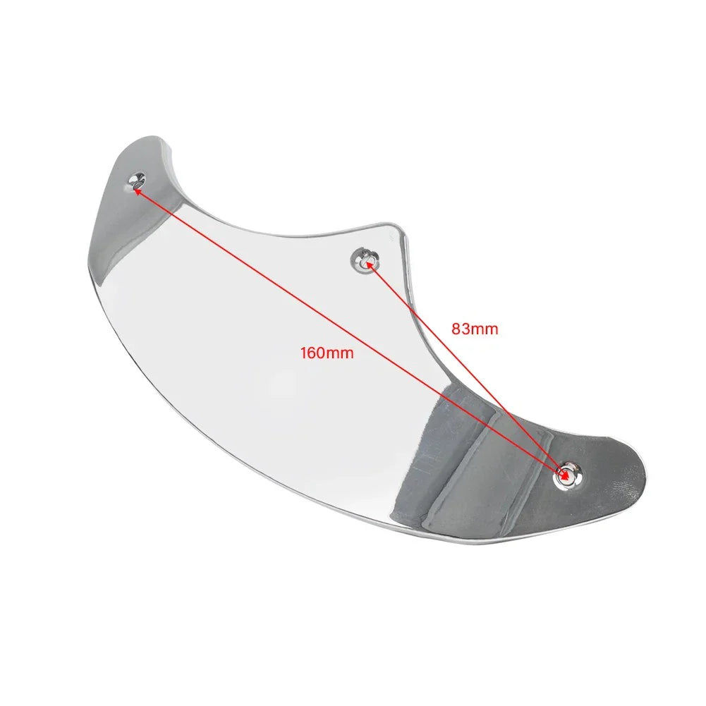Chrome Front Mudguard Tip Trim for Harley Fat Boy FLSTF (1989-2006)