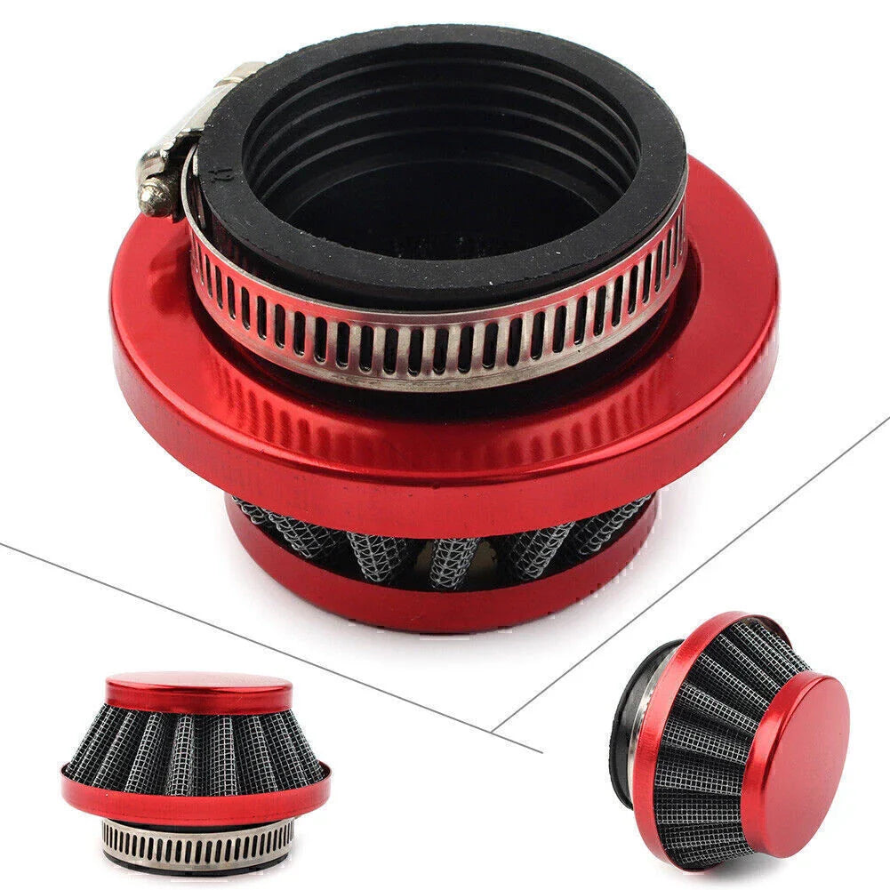 42 44mm Air Filter for 47cc 49cc 2-Stroke Mini Dirt Bike ATV Quad Red