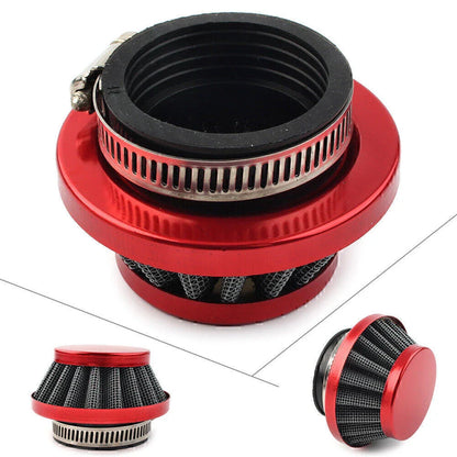 42 44mm Air Filter for 47cc 49cc 2-Stroke Mini Dirt Bike ATV Quad Red