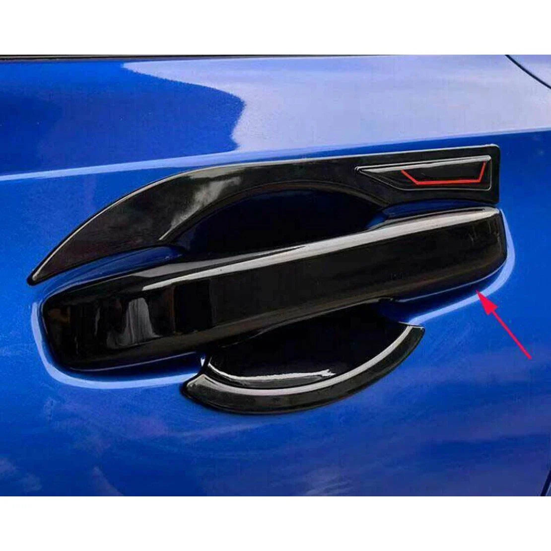 4pcs Gloss Black Exterior Door Handle Covers for Honda Civic (2022)