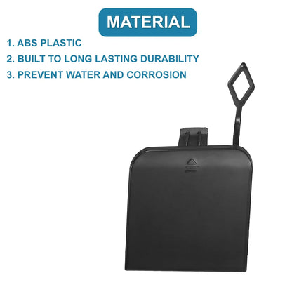 Front Right Bumper Tow Hook Cover for Mercedes-Benz S500 (2000-2001) Black