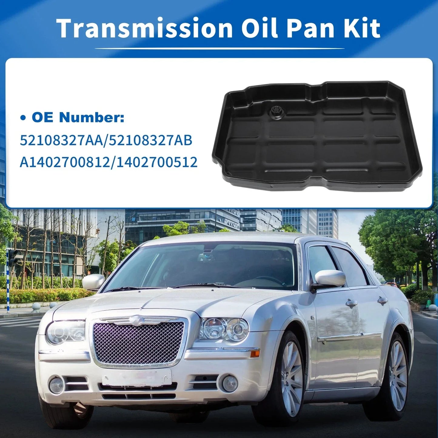 Transmission Oil Pan Kit with Filter for Chrysler 300 (2005-2014)