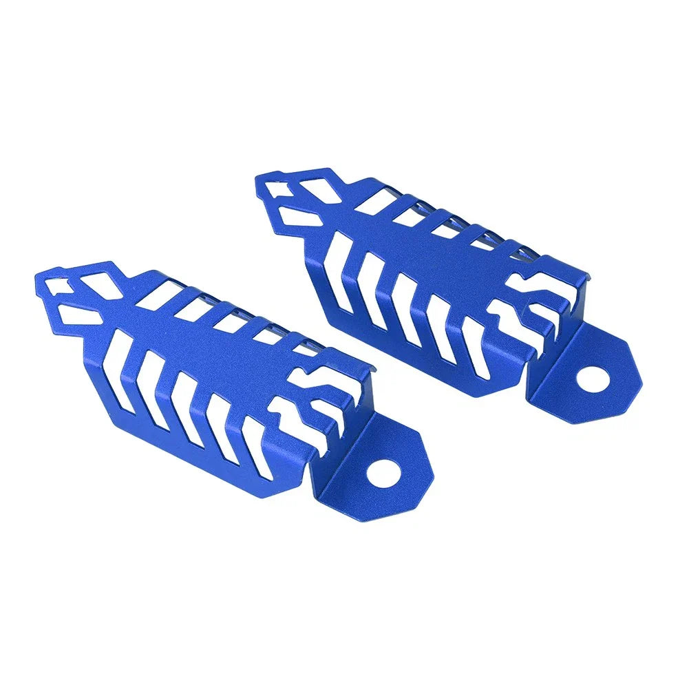 Universal Fork Dust Shock Absorber Spring Covers for ATV Off Road Blue