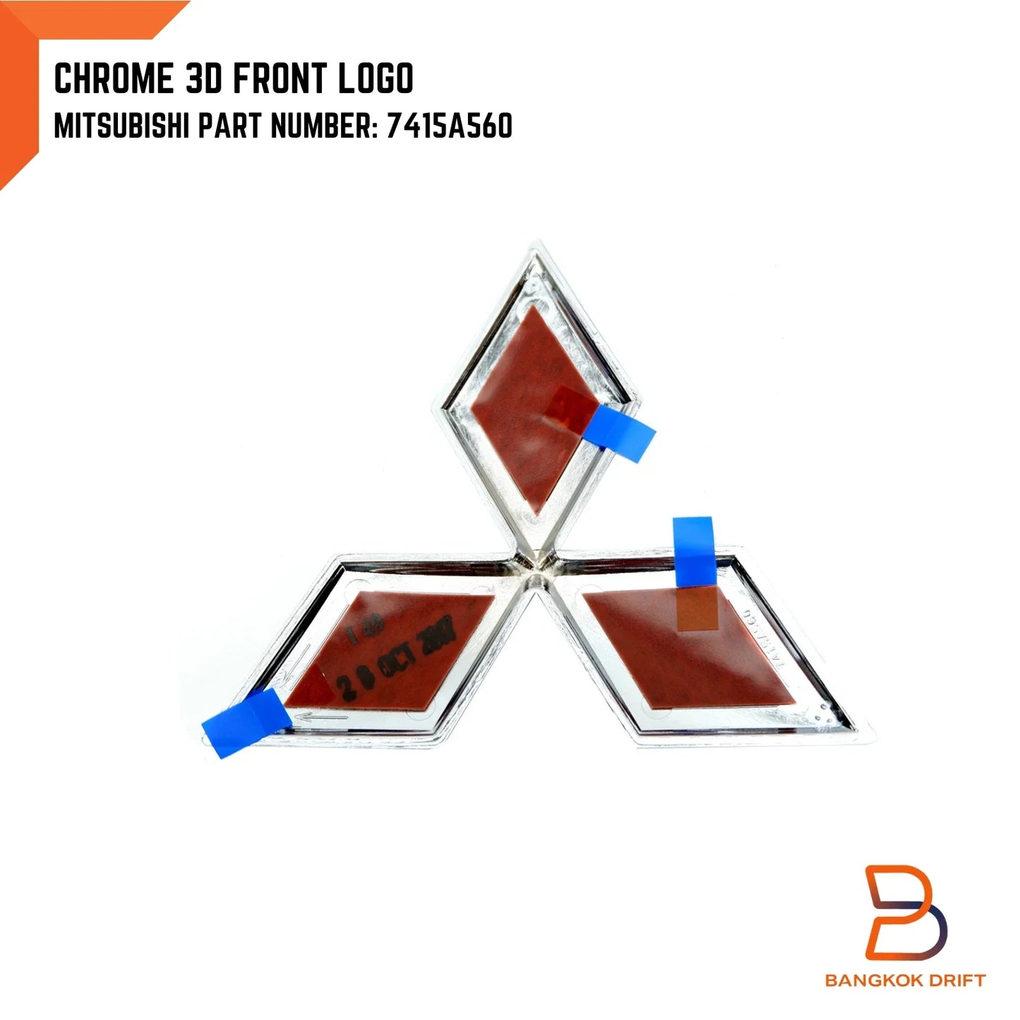 Front Grille Logo Emblem for Mitsubishi Triton Ute (2015-2019)
