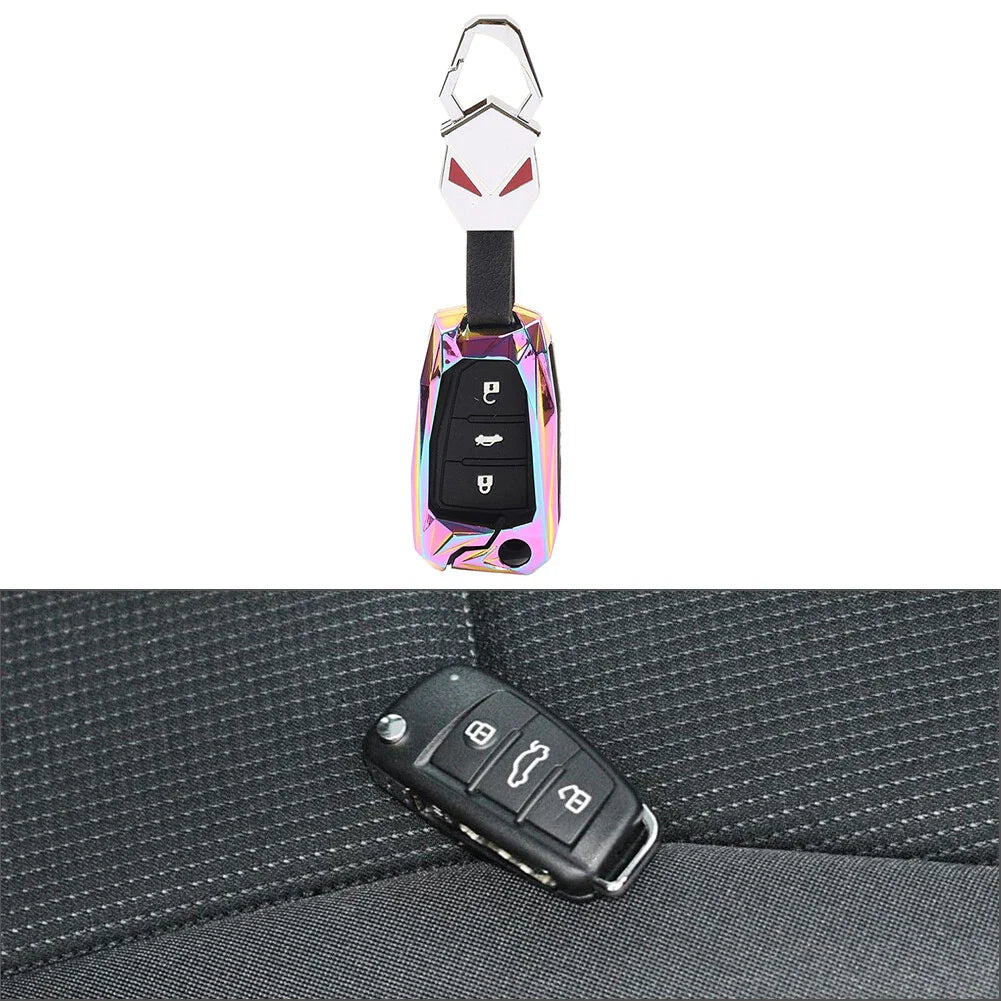 3 x Button Key Fob Case Shell Cover for Audi A5 Quattro (2008-2010)
