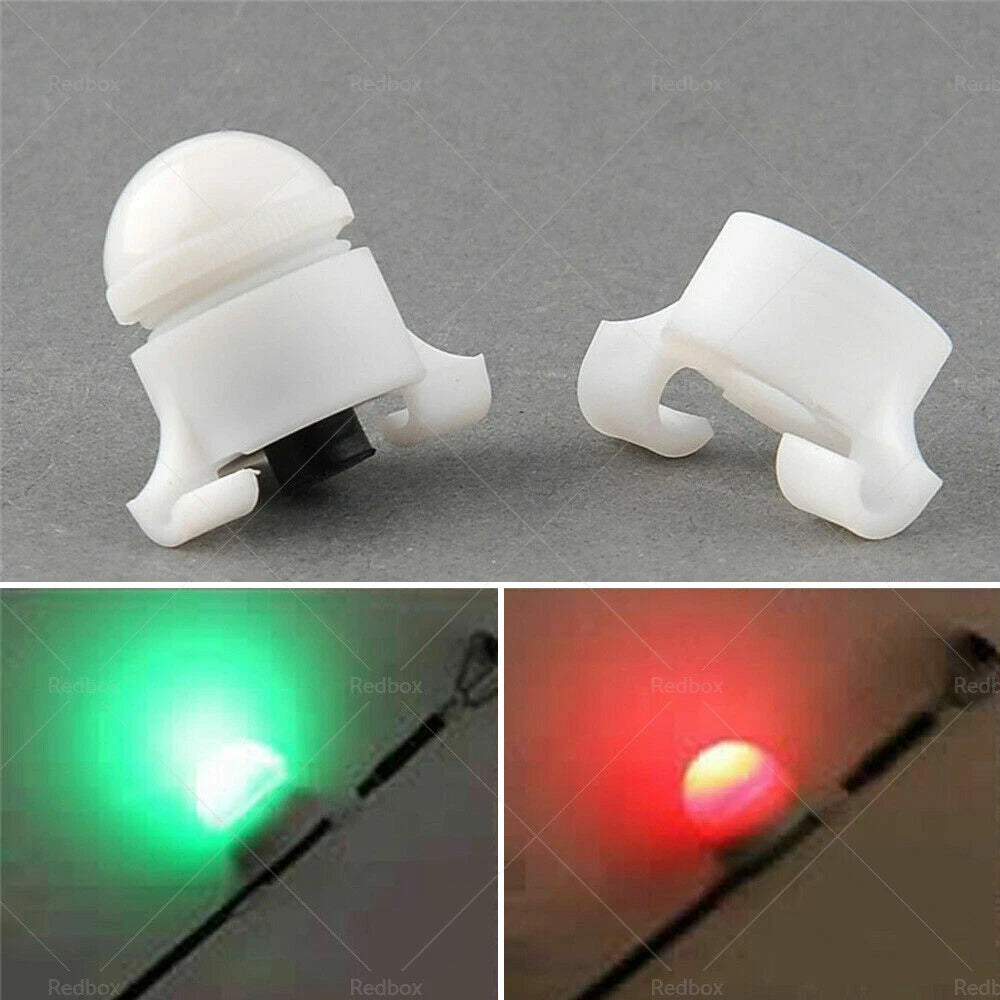 5PCS Fishing LED Rod Tip Night Light Strike Alert Bite Alarm Lamp
