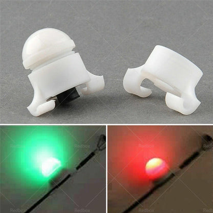5PCS Fishing LED Rod Tip Night Light Strike Alert Bite Alarm Lamp