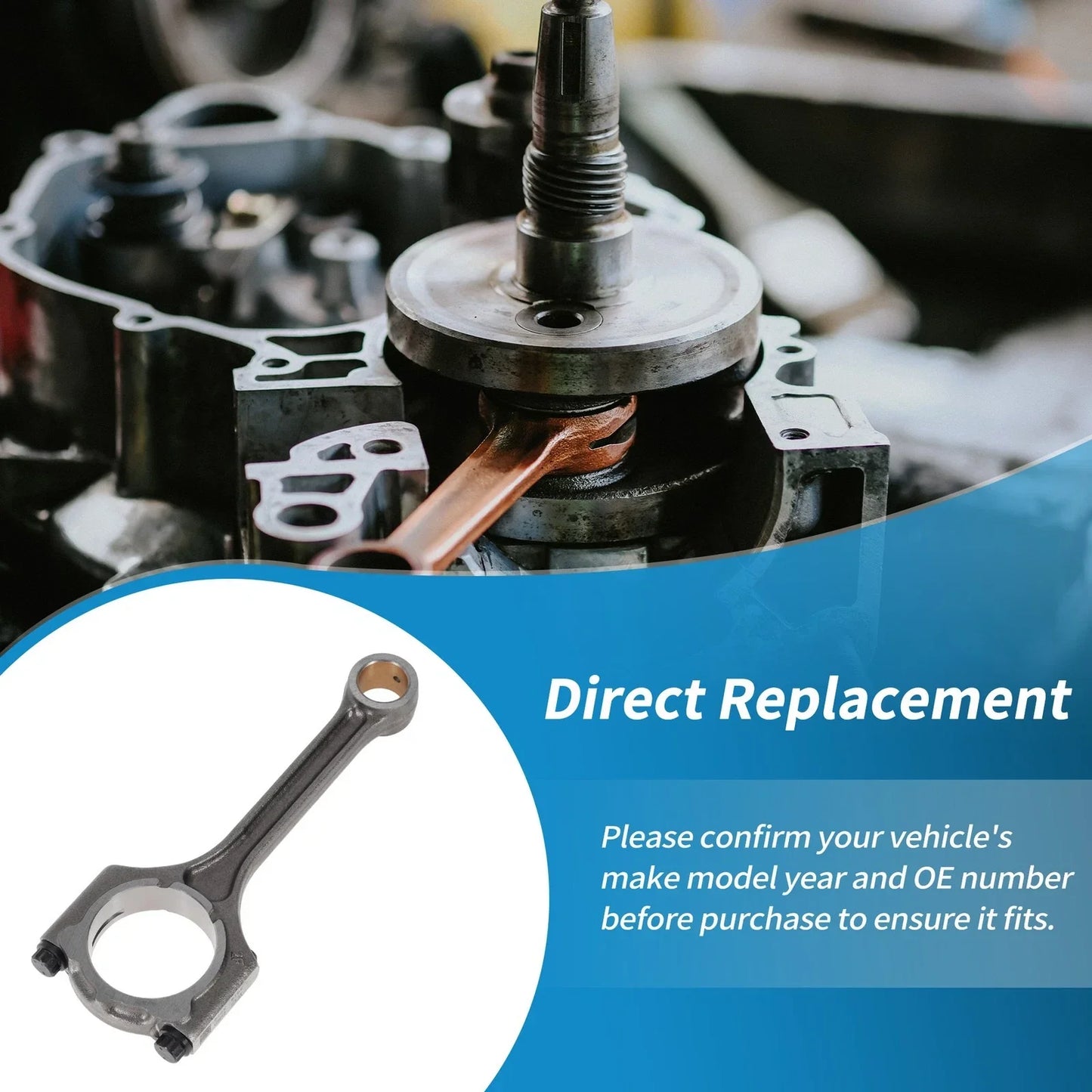 4 x Engine Connecting Rods for Hyundai Elantra (2011-2015)