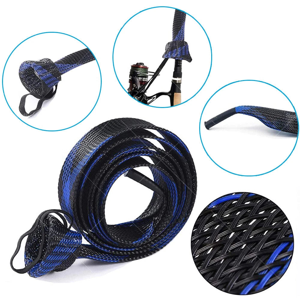 5 x 190cm Fishing Rod Covers for Fishing Rods