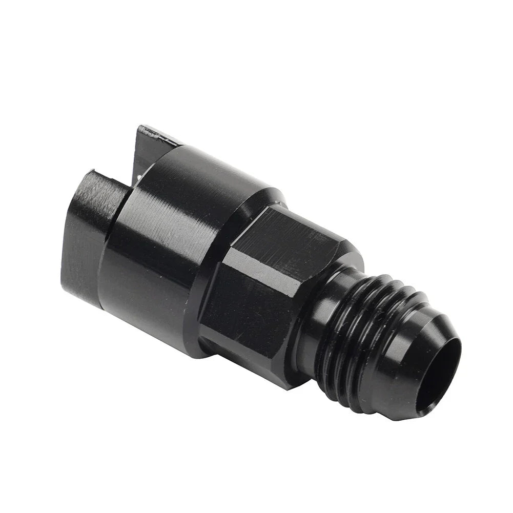 6AN Male to 3/8" Quick Disconnect EFI Fuel Rail Adapter for GM LS (2001-2023)