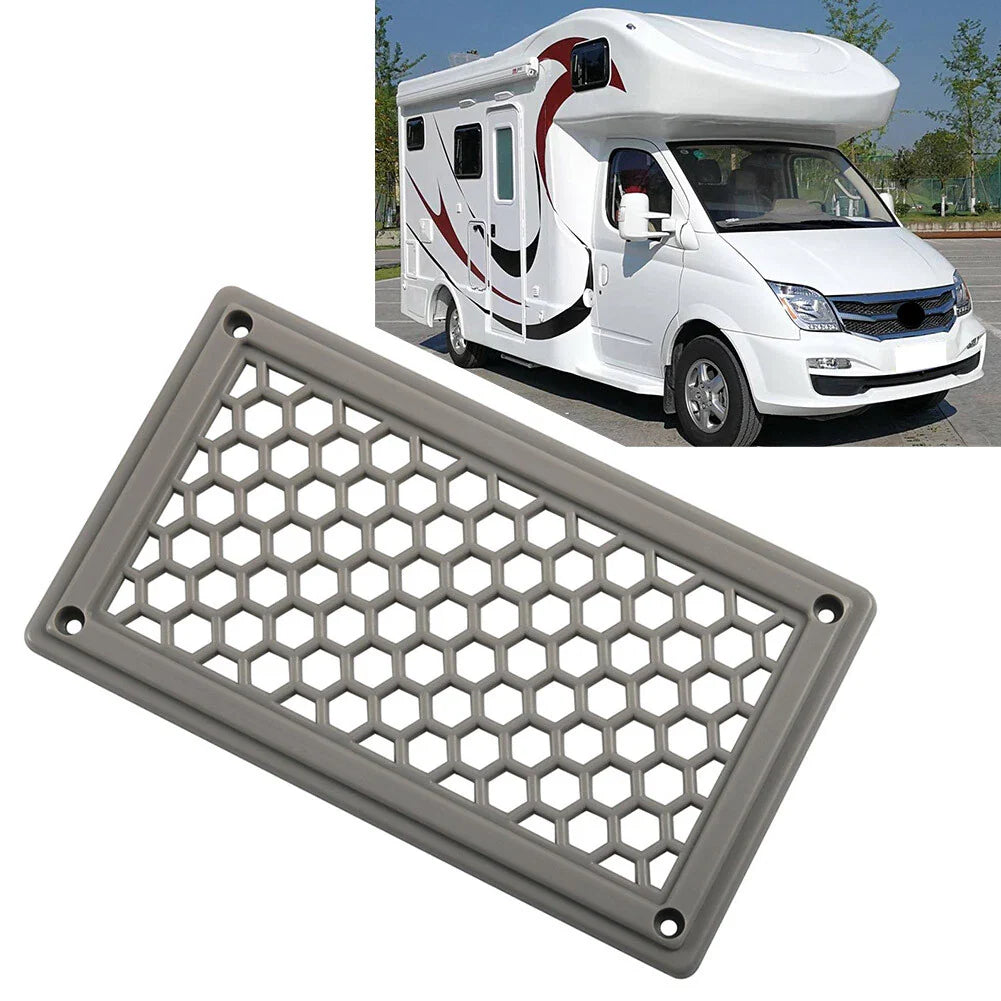 Gray Hexagonal Air Inlet Vent Panel for RV Bus