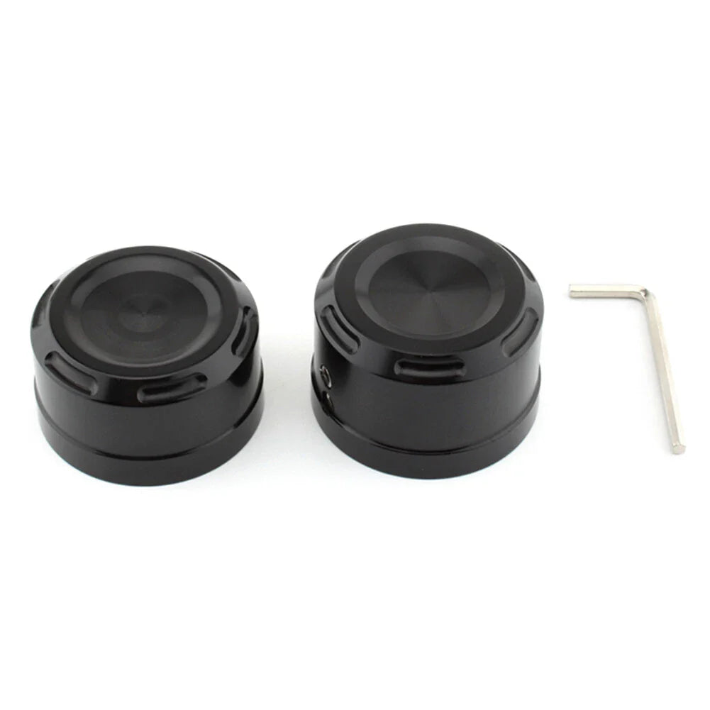 Rear Axle Bolt Nut Cap Covers  for Harley Softail (2018-2023) Black