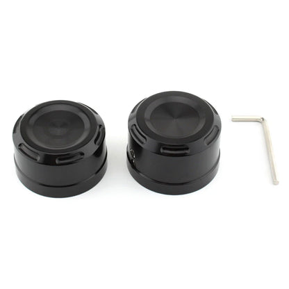 Rear Axle Bolt Nut Cap Covers  for Harley Softail (2018-2023) Black
