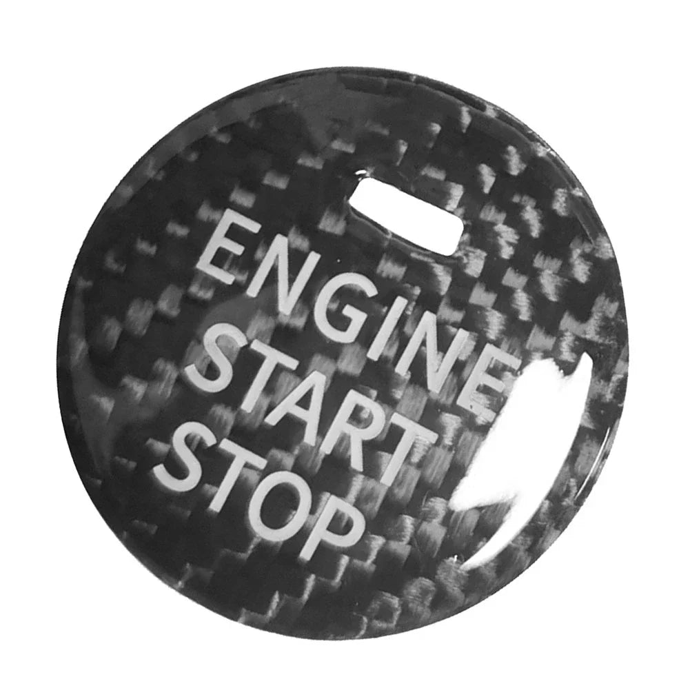 Carbon Fiber Red Start Stop Button Sticker for Mazda CX-3, CX-4, CX-5, CX-8, MX-5