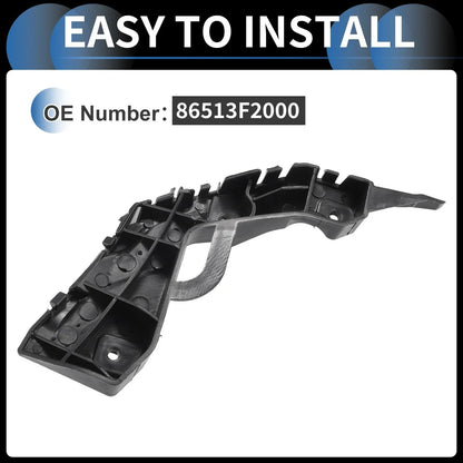 Left Front Bumper Retainer Bracket for Hyundai Elantra (2017-2018)