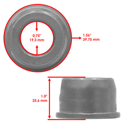 Caltric Front Wheel Bushing Bearing Replacement for John Deere L118 L120 (1999–2003)