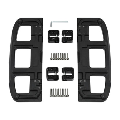 Matte Black Driver Footboard for Harley Road King, Glide (2009-2024)