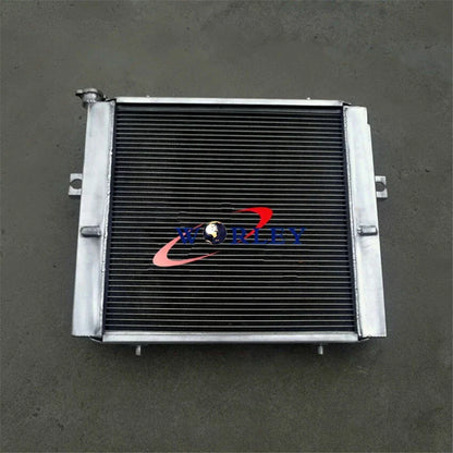 Aluminum Radiator & Fan for Toyota Forklift 6FG25 7FD20 7FG20 8FGJ35