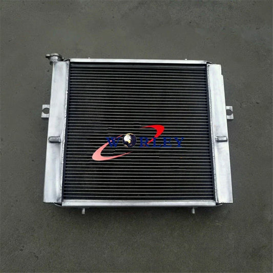 Aluminum Radiator & Fan for Toyota Forklift 6FG25 7FD20 7FG20 8FGJ35
