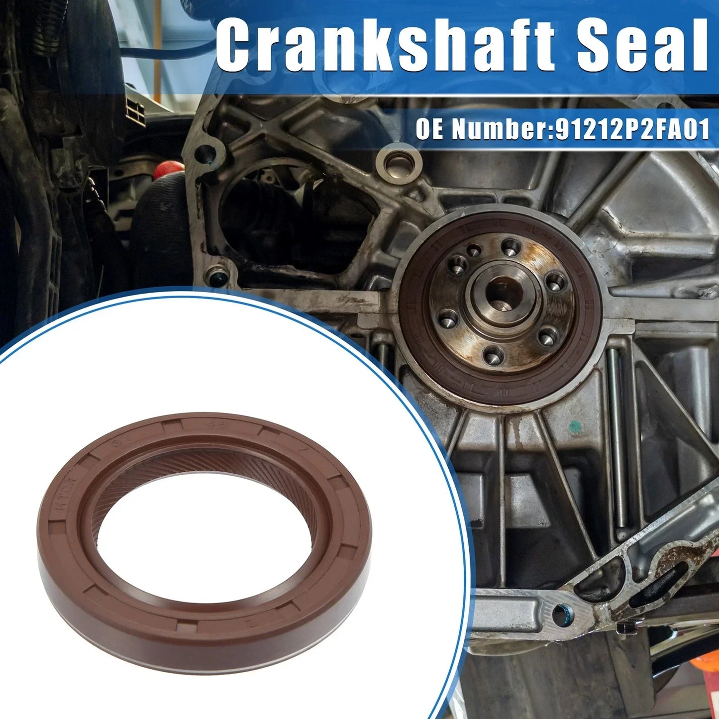 Oil Pump Crankshaft Seal for Honda Civic (1992-2000) Metal