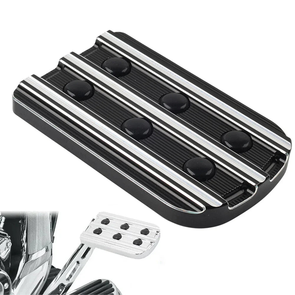 Large Brake Pedal Pad Cover for Harley Touring Street Road Glide Softail FLD