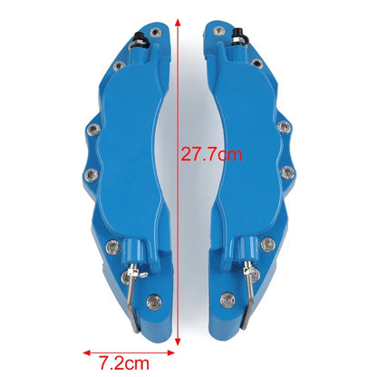Large Yellow Metal Disc Brake Caliper Covers for Universal Car Models