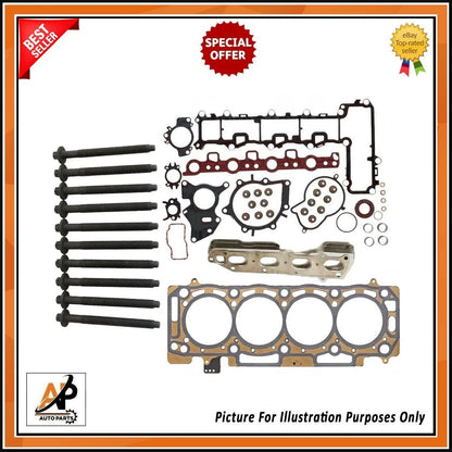 Cylinder Head Gasket Set with Bolts Replacement for Peugeot Boxer (2014–2023)