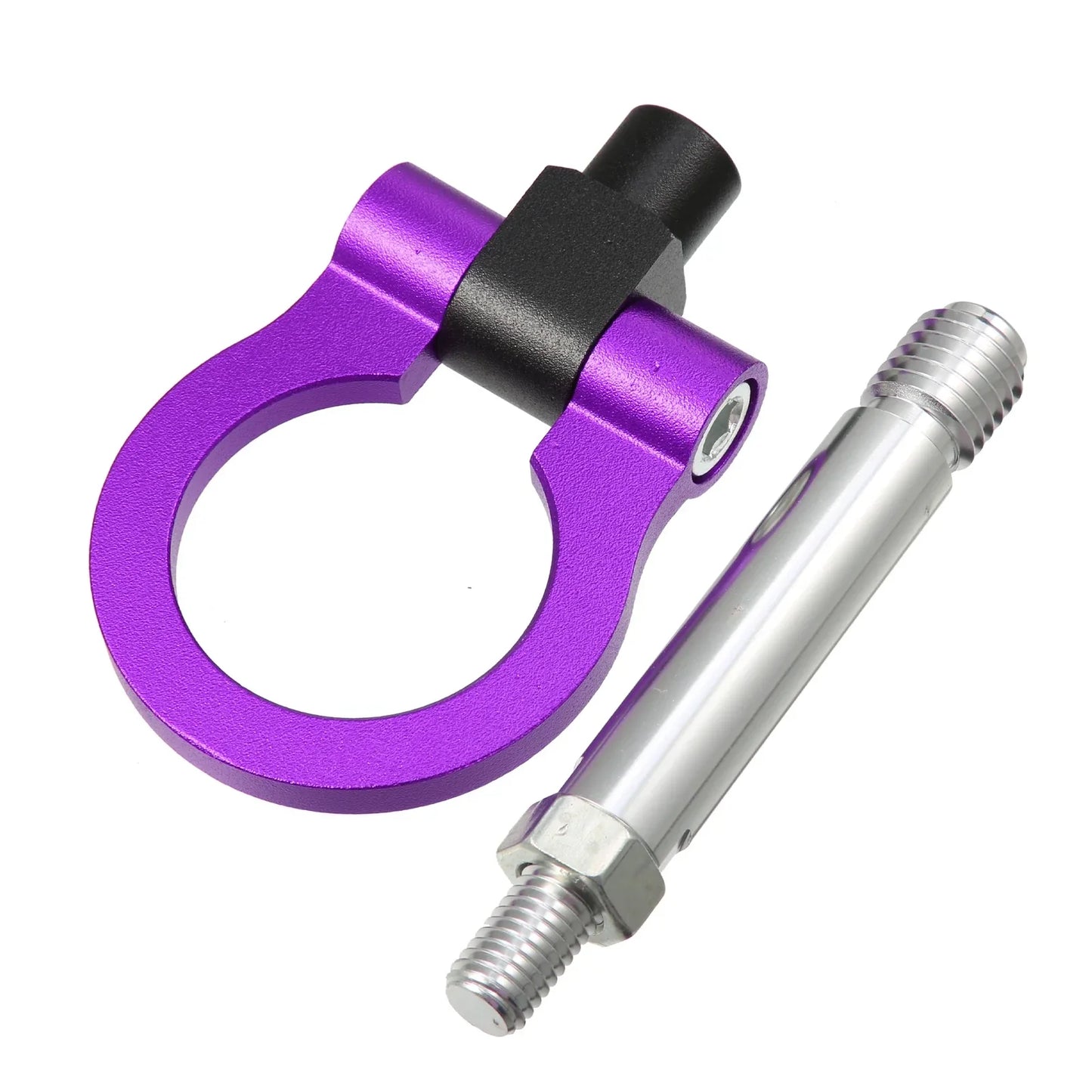 Purple Round Front Rear Bumper Trailer Ring Eye Towing for Honda Fit (2010-2014)