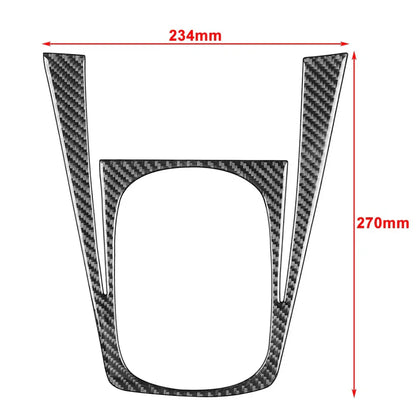 Carbon Fiber Red Gear Shift Panel Cover Trim for Volkswagen Passat (2001-2005)
