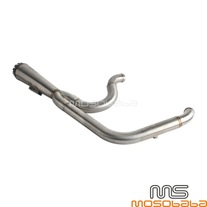 Exhaust Pipe System 2 Into 1 for Harley Softail Low Rider EI Diablo (2018-2023)