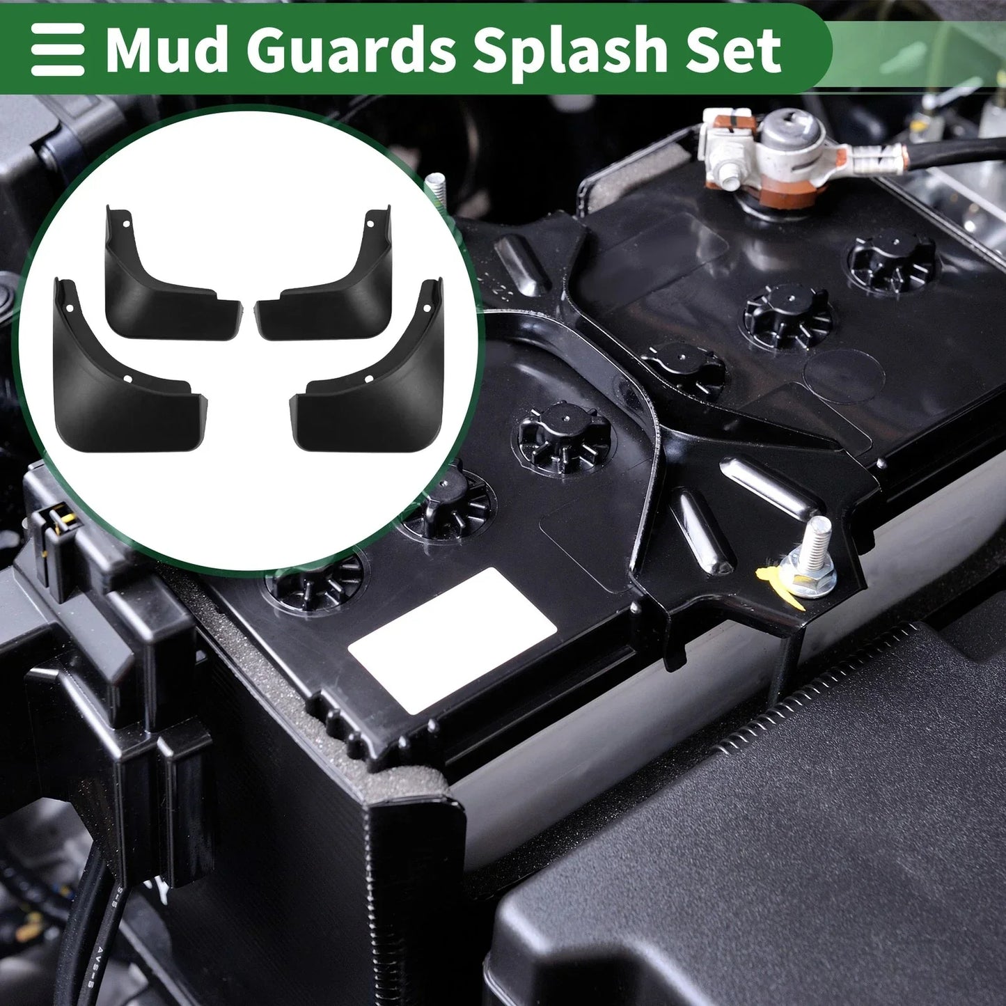 Mud Flaps Splash Guards for Hyundai Custo (2021-2023) with Mount Accessories