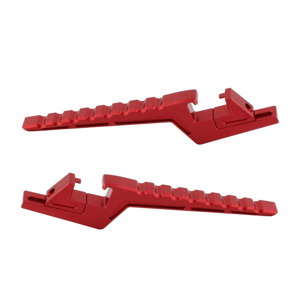 Red Passenger Foot Peg Extensions for Surron Light Bee X/S X/L1E (2020-2023)