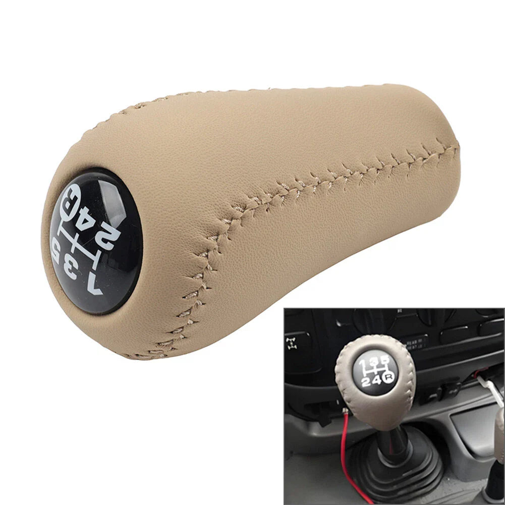 Beige 5 Speed Gear Shift Knob for Toyota Land Cruiser Prado (2003-2009)