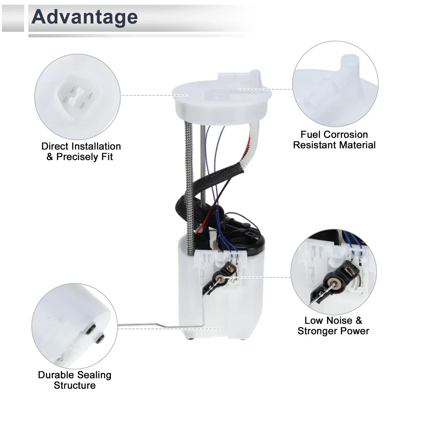 Fuel Pump Assembly for Honda Ridgeline V6 3.5L (2006-2014)