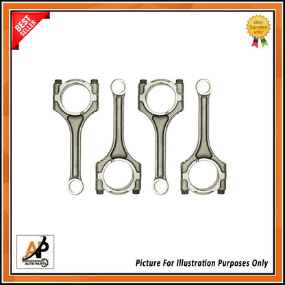Connecting Rod Set x4 Replacement for Hyundai Kia 1.6 Petrol i30 Ceed (2007–2019)