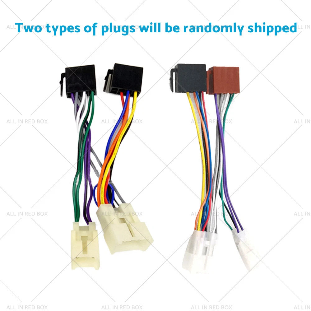 Double Din Dash Facia Kit + ISO Wiring Harness for Toyota